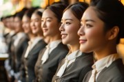 服务员礼仪队伍，文明服务基石