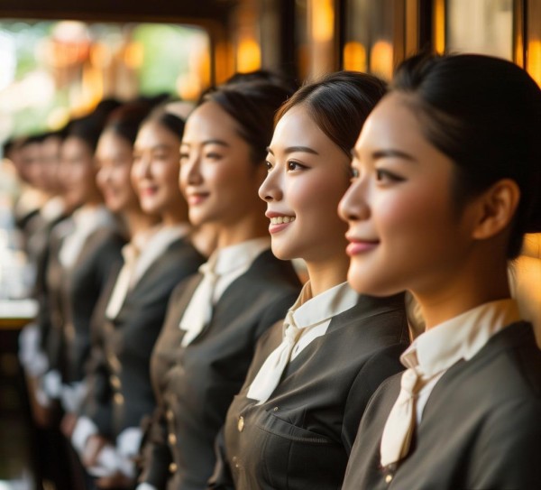 服务员礼仪队伍,文明服务基石 服务员礼仪队伍,文明服务基石